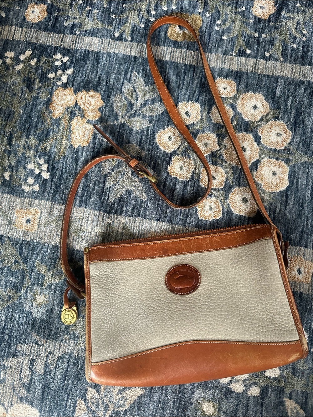Vintage Dooney & Bourke Leather Crossbody Bag